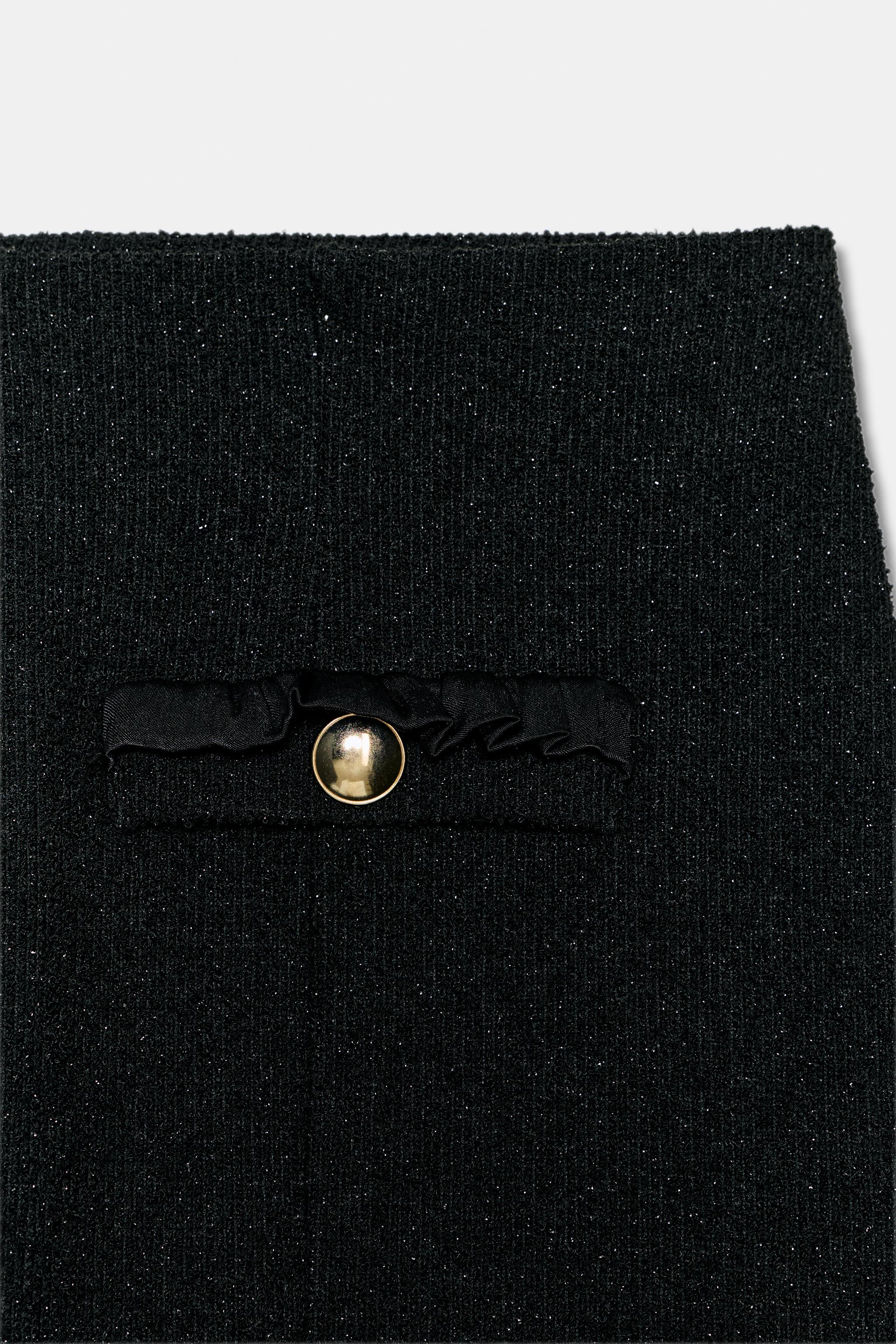 PANTALON BOUCLÉ FIL MÉTALLISÉ